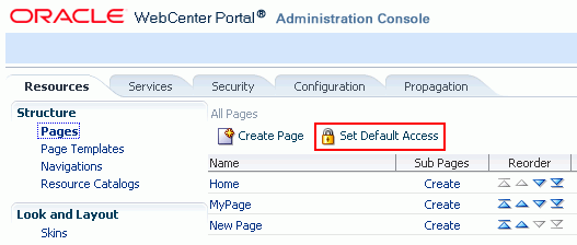 Setting Access for the Root Node Setting Access for the Root Node