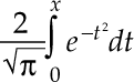 Equation that computes error function of x. image:Equation that computes error function of x.