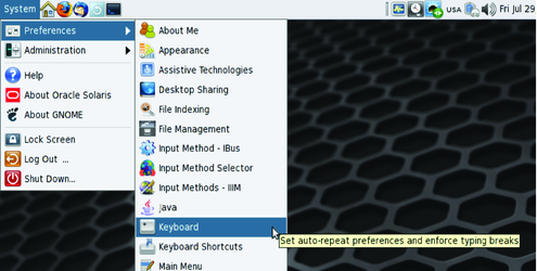GNOME Keyboard Preferences Launcher image:GNOME Keyboard Preferences Launcher