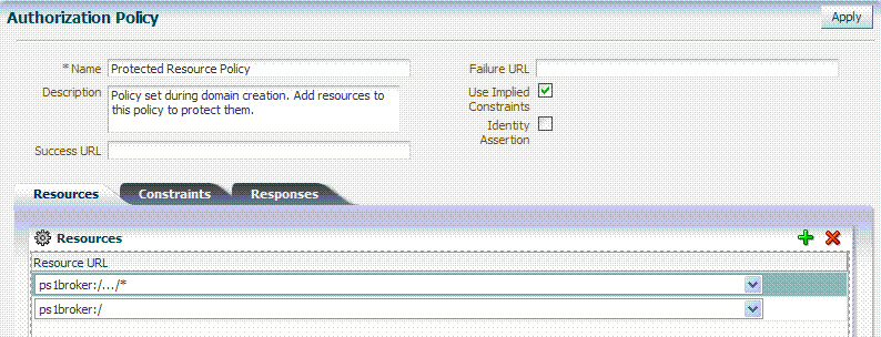 Generated Authorization Policy Generated Authorization Policy
