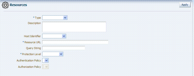 Resources Page in Application Domain Resources Page in Application Domain