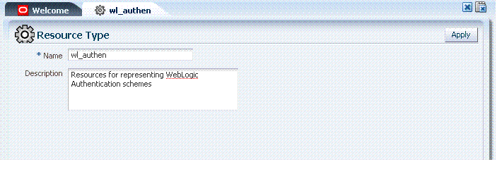 Resource Type Definition Resource Type Definition