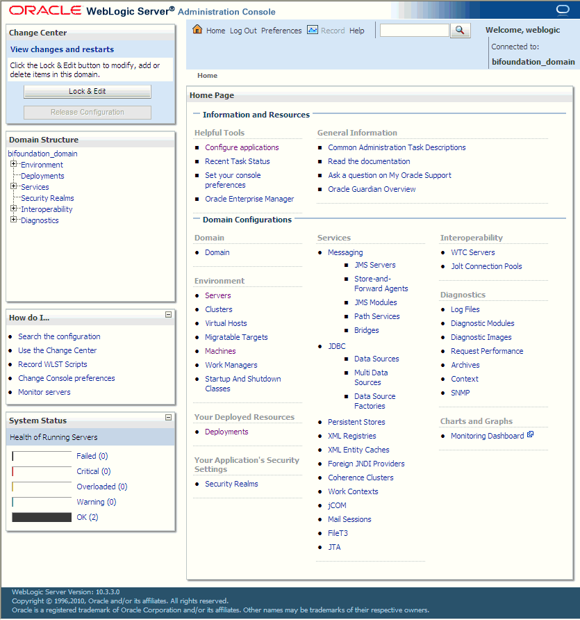 Surrounding text describes wls_admin_home.gif. Surrounding text describes wls_admin_home.gif.