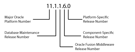 Example of an Oracle Release Number Example of an Oracle Release Number