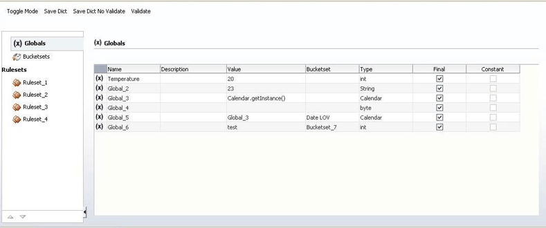 Running the Sample Rules Dictionary Editor Task Flow Running the Sample Rules Dictionary Editor Task Flow