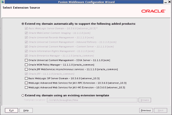 Description of select_extension_source.gif follows Description of select_extension_source.gif follows