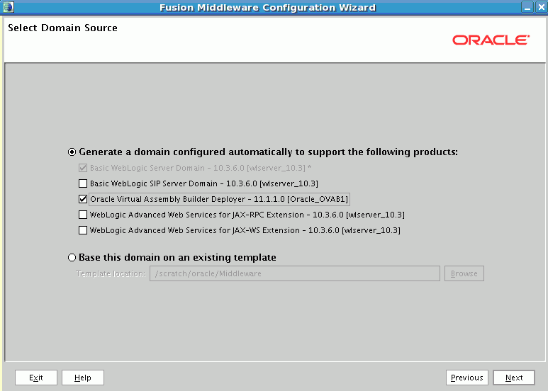 Configuration Wizard screen for Oracle BPM Suite. Configuration Wizard screen for Oracle BPM Suite.