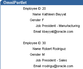 Shows example of portlet using form style. Shows example of portlet using form style.