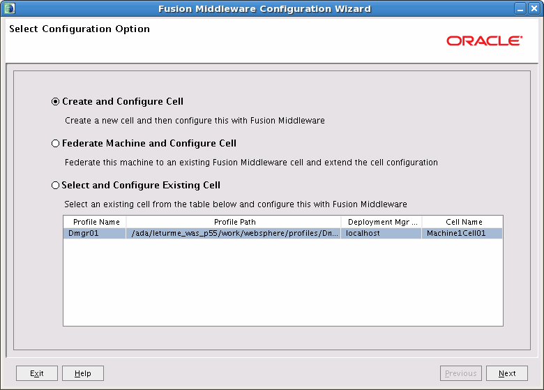 Description of selectconfigoption.gif follows Description of selectconfigoption.gif follows