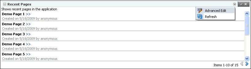 Advanced Edit action Advanced Edit action