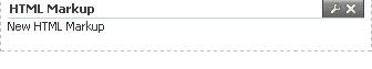 HTML Markup layout component HTML Markup layout component