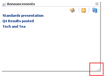 Resize handle on a task flow Resize handle on a task flow