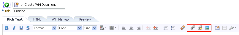 New Wiki Document in Rich Text Editor (RTE) New Wiki Document in Rich Text Editor (RTE)