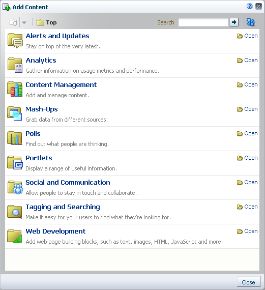 Default Resource Catalog for Pages Default Resource Catalog for Pages