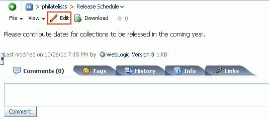 Wiki Document in Document Viewer Preview Pane