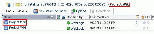 Wiki Document Created Within a Wiki Page Wiki Document Created Within a Wiki Page