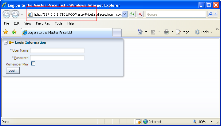 The figure shows a browser showing fully qualified URL.