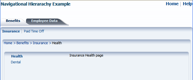 Navigation items using NavigationPane