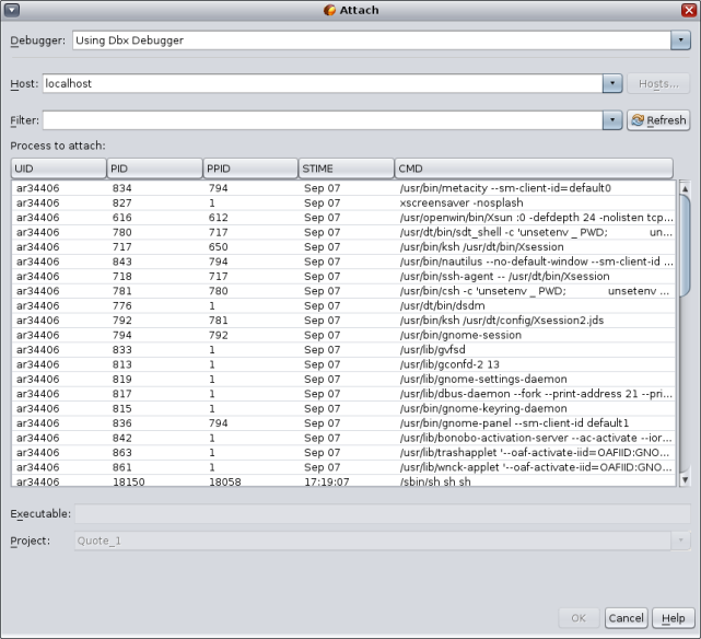 Attach dialog box image:Attach dialog box
