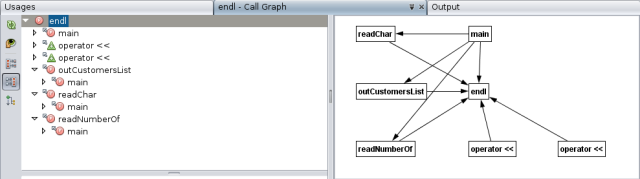 Call Graph window image:Call Graph window