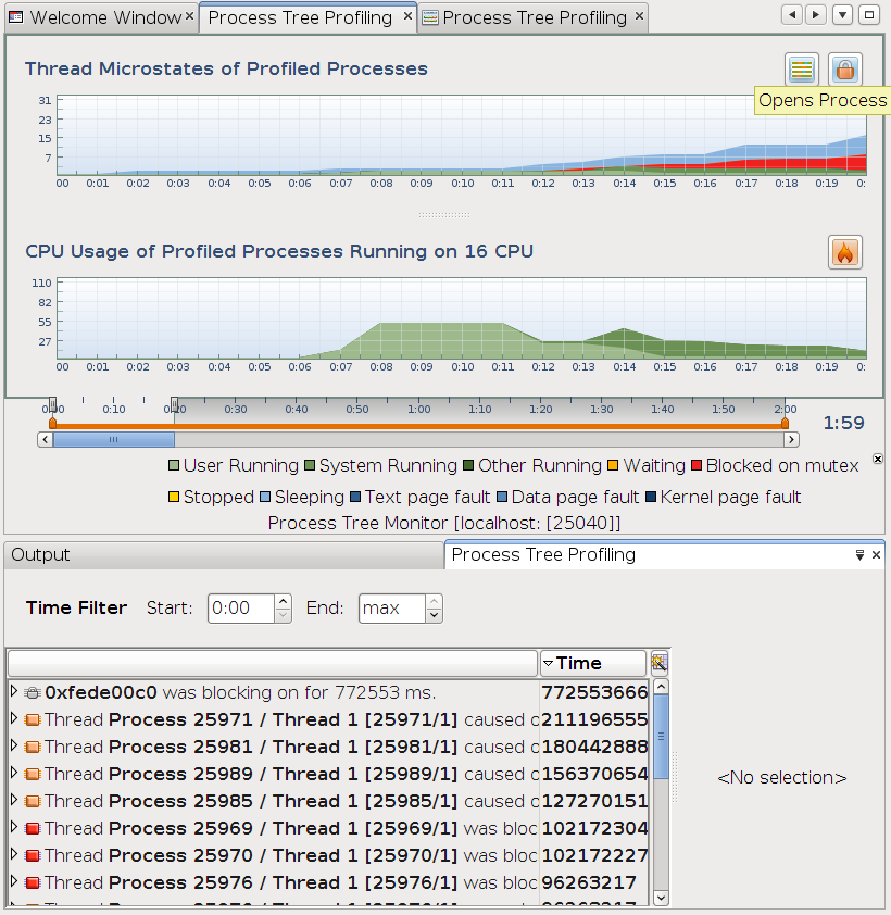 Image showing locking information for Process Tree Profiling image:Image showing locking information for Process Tree Profiling