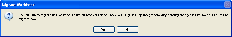 Migrate Workbook dialog box