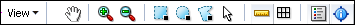 Geographic map toolbar