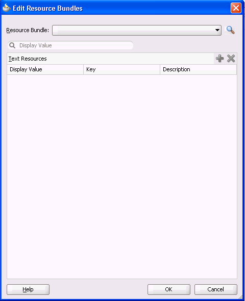 Edit Resource Bundle dialog