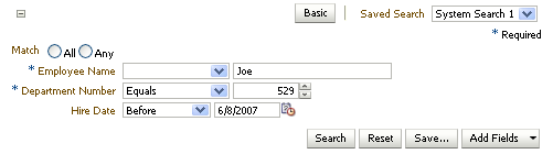 Compact mode query