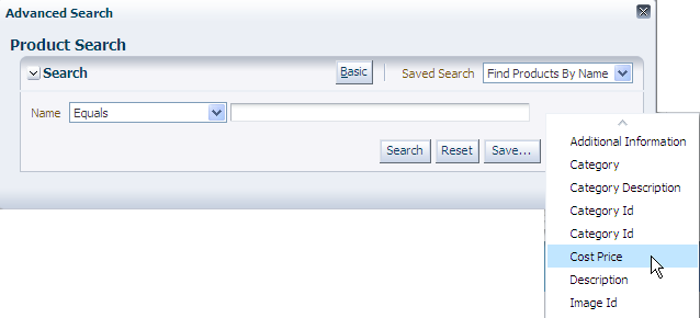 Dynamically adding search criteria.