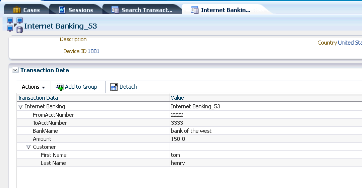 The Transaction Details page is shown.