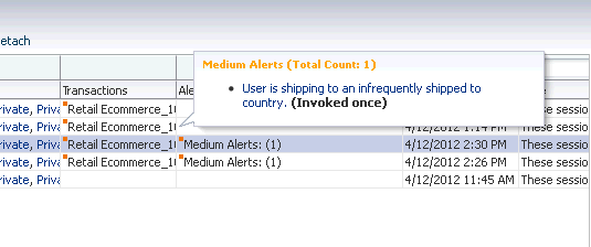 Alerts are shown.