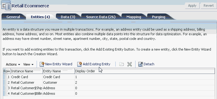 Multiple instances of an entity are shown.