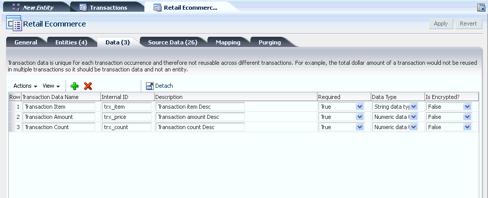 The Data tab is shown.