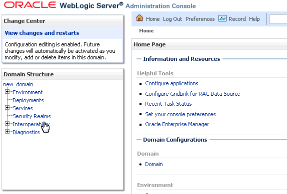 The Security Realms node is shown.