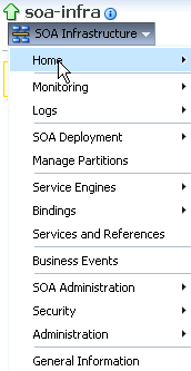Description of soainfra_menu2.gif follows Description of soainfra_menu2.gif follows