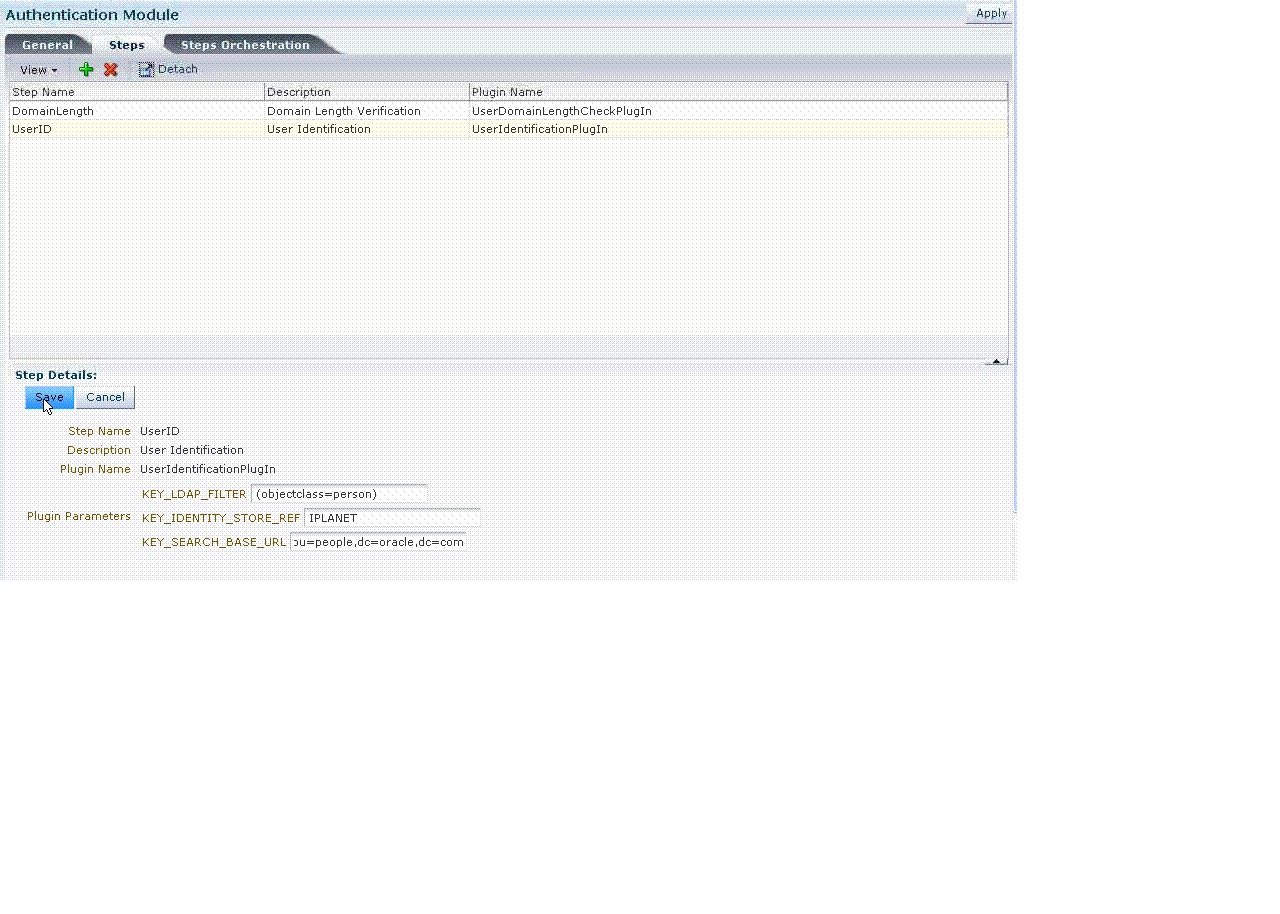 Custom Module, Steps Subtab Custom Module, Steps Subtab