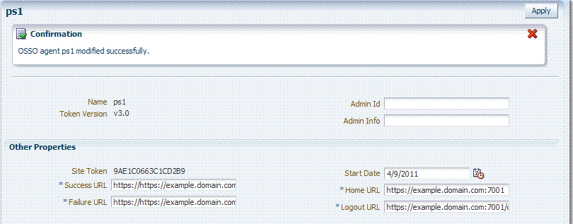 Expanded OSSO Agent Page Expanded OSSO Agent Page