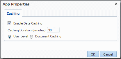 Caching level options Caching level options