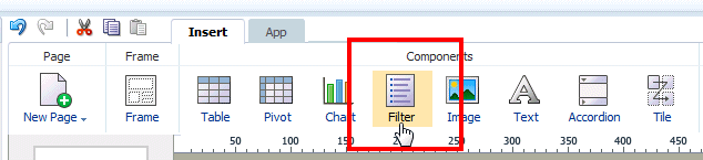 Selecting filter Selecting filter