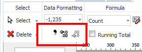 Decimal position Decimal position