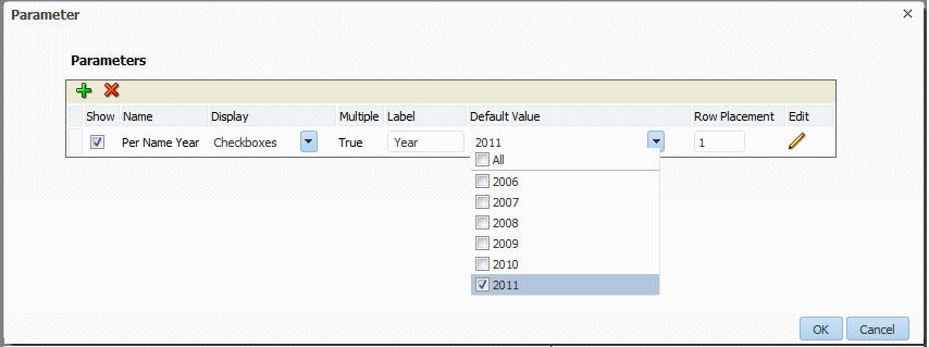 Setting a default value Setting a default value