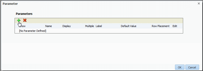Adding a parameter Adding a parameter