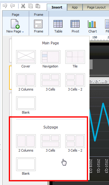 Inserting a subpage Inserting a subpage