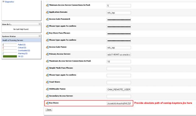 OAM Keystore Asserter OAM Keystore Asserter
