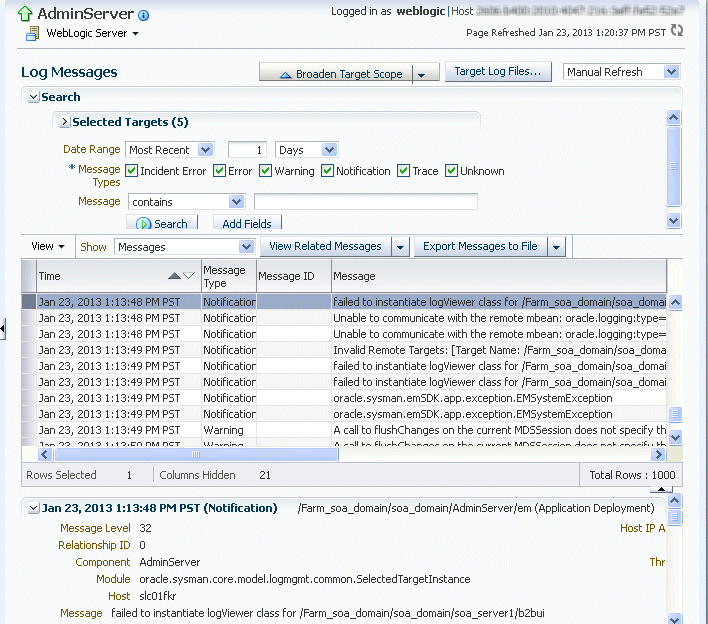 Description of logpage.gif follows Description of logpage.gif follows