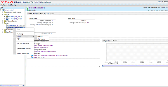 Oracle Enterprise Manager Fusion Middleware Control Oracle Enterprise Manager Fusion Middleware Control