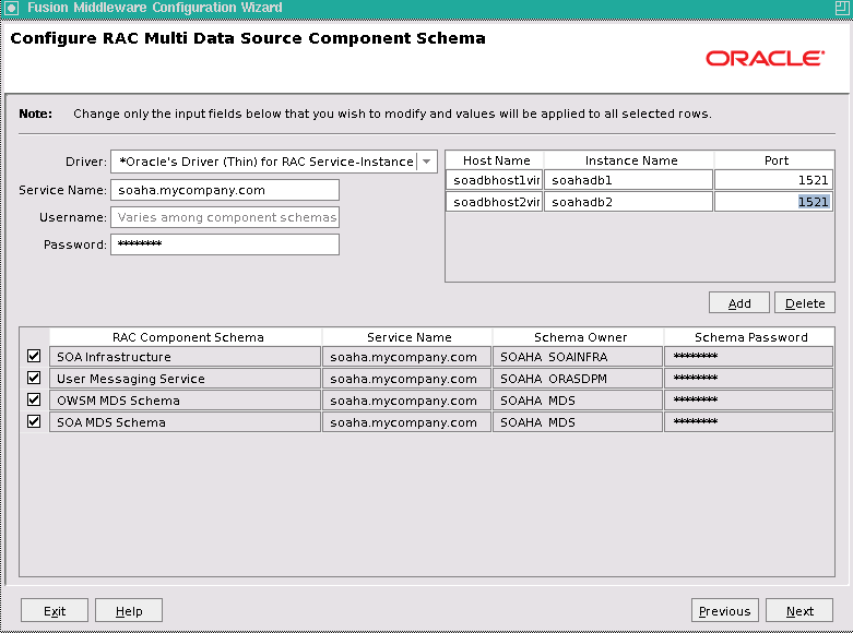 Configure RAC Multi Data Sources Configure RAC Multi Data Sources
