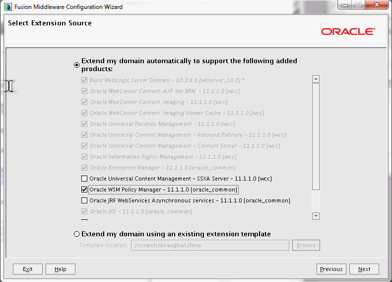 Description of select_extension_source.gif follows Description of select_extension_source.gif follows