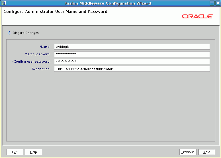 Configuration Wizard screen for Oracle BPM Suite. Configuration Wizard screen for Oracle BPM Suite.
